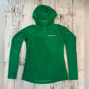 Columbia University of Oregon Zip Up Fleece Sweatshirt Women’s Size Small